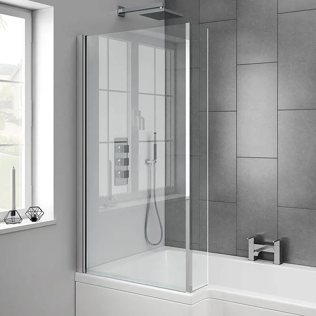 Milan Bathroom Milan Square Shower Bath - 1700mm Inc. Screen + MDF Panel 7 Milan Bathroom Milan Square Shower Bath - 1700mm Inc. Screen + MDF Panel - Image 5