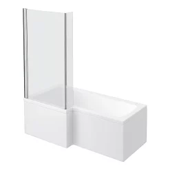 Milan Bathroom Milan Square Shower Bath - 1700mm Inc. Screen + MDF Panel 10 Milan Bathroom Milan Square Shower Bath - 1700mm Inc. Screen + MDF Panel -Shower Baths Discount milansquareshowerbath1700mmwithscreenmdfpanelnewdetail2