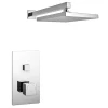 Milan Bathroom Milan Square Concealed Push-Button Valve + Rainfall Shower Head -Shower Baths Discount milpbpk1 detail1
