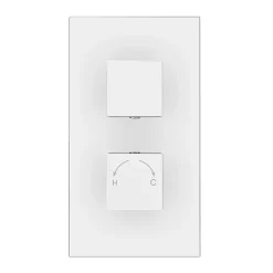 Milan Bathroom Milan Twin Shower Valve Inc. Outlet Elbow, Handset + Ultra Thin Head With Vertical Arm 13 Milan Bathroom Milan Twin Shower Valve Inc. Outlet Elbow, Handset + Ultra Thin Head With Vertical Arm -Shower Baths Discount milpk002nwd2