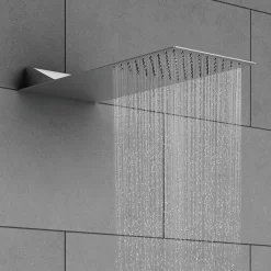Milan Bathroom Milan Modern Shower Package (Fixed Head, Riser Rail Kit + Bath Spout) 13 Milan Bathroom Milan Modern Shower Package (Fixed Head, Riser Rail Kit + Bath Spout) -Shower Baths Discount mmsppk n d1