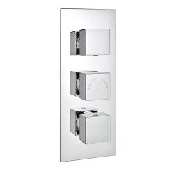Victorian Plumbing Modern Triple Outlet Shower Pack With Head, 4 Body Jets + Slider Rail -Shower Baths Discount moderntripleoutletshowerpackwithheadbodyhetsandsliderrailnd1