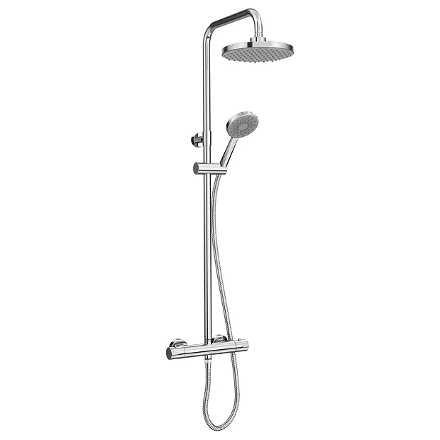 Monza Bathroom Monza Modern Round Thermostatic Shower - Chrome 5 Monza Bathroom Monza Modern Round Thermostatic Shower - Chrome - Image 3