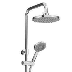 Monza Bathroom Monza Modern Round Thermostatic Shower - Chrome 11 Monza Bathroom Monza Modern Round Thermostatic Shower - Chrome -Shower Baths Discount monzamodernroundthermostaticshower d2