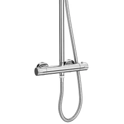 Monza Bathroom Monza Modern Round Thermostatic Shower - Chrome 12 Monza Bathroom Monza Modern Round Thermostatic Shower - Chrome -Shower Baths Discount monzamodernroundthermostaticshower d3