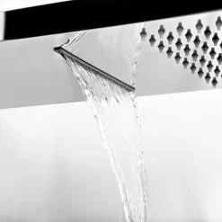 Milan Bathroom Milan Shower Package (Rainfall / Waterfall Shower Head + Waterfall Bath Spout) 13 Milan Bathroom Milan Shower Package (Rainfall / Waterfall Shower Head + Waterfall Bath Spout) -Shower Baths Discount msprwf d4