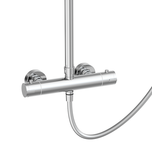 Monza Bathroom Monza Deluxe Cool Touch Round Thermostatic Shower (300mm Head - Chrome) 8 Monza Bathroom Monza Deluxe Cool Touch Round Thermostatic Shower (300mm Head - Chrome) - Image 6
