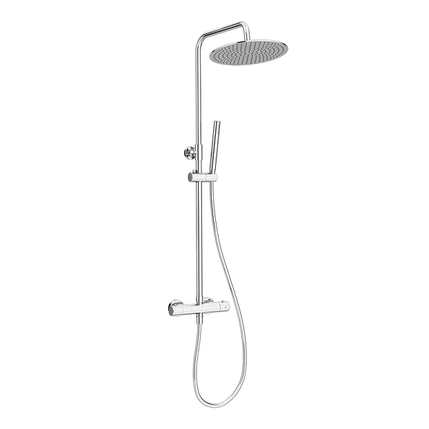 Monza Bathroom Monza Deluxe Cool Touch Round Thermostatic Shower (300mm Head - Chrome) 4 Monza Bathroom Monza Deluxe Cool Touch Round Thermostatic Shower (300mm Head - Chrome) - Image 2