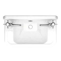 Nui Carlton 515mm Traditional Cloakroom Basin (2 Tap Hole - Depth 300mm) -Shower Baths Discount ncs829 n d1