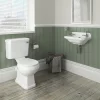 Nui Carlton 515mm Traditional Cloakroom Basin (2 Tap Hole - Depth 300mm)