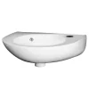 Nuie - Round 350mm Wall Hung Cloakroom Basin - 1 Tap Hole 2 Nuie - Round 350mm Wall Hung Cloakroom Basin - 1 Tap Hole -Shower Baths Discount ncu932l