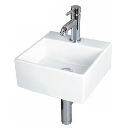 RAK Ceramic RAK - Nova Mini Square 1 Tap Hole Basin 3 RAK Ceramic RAK - Nova Mini Square 1 Tap Hole Basin