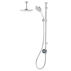 Aqualisa Optic Q Smart Shower Exposed With Adjustable And Ceiling Fixed Head -Shower Baths Discount opq.a.ev .dvfc .20 d1