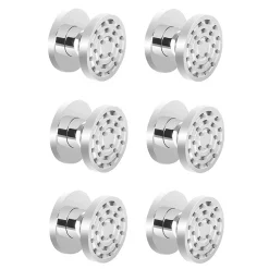 Victorian Plumbing Pablo Concealed Thermostatic Valve With Fixed Shower Head & 6 Body Jets -Shower Baths Discount pabloconcealedthermostaticvalvewithfixedshowerhead6bodyjetsd3