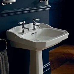 Heritage Bathroom Heritage - Granley Standard Basin & Pedestal - Various Tap Hole Options 8 Heritage Bathroom Heritage - Granley Standard Basin & Pedestal - Various Tap Hole Options -Shower Baths Discount pgrw051pgrw09 d1