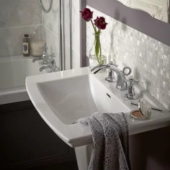 Heritage Bathroom Heritage - Blenheim Basin & Pedestal -Shower Baths Discount phpw063phpw09 d3