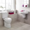 Nuie Caledon 555mm Basin With Semi Pedestal -Shower Baths Discount premiercaledon555mmbasinwithsemipedestald1