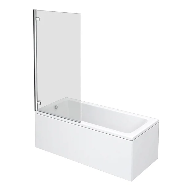 Nuie Square Hinged Linton Shower Bath 4 Nuie Square Hinged Linton Shower Bath - Image 2