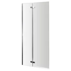 Nuie Square Hinged With Fixed Panel Screen Barmby Shower Bath -Shower Baths Discount premiersquarehingedwithfixedpanellintonshowerbathd1 1