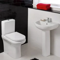 RAK Ceramic RAK Compact 55cm Basin & Pedestal
