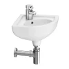 RAK Ceramic RAK Compact Corner Basin -Shower Baths Discount rakcompactcornerbasinndetail1