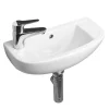 RAK Ceramic RAK Compact 45cm Slimline Bathroom Basin - 1 Tap Hole -Shower Baths Discount rakslm1th l