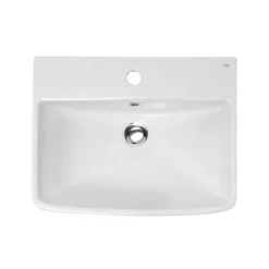 RAK Ceramic RAK Summit 60cm Basin 1TH & Pedestal 7 RAK Ceramic RAK Summit 60cm Basin 1TH & Pedestal -Shower Baths Discount raksummit60cmbasin1thpedestald1