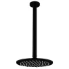 Arezzo Matt Black Round Shower Package With Concealed Valve + Ceiling Mounted Head 2 Arezzo Matt Black Round Shower Package With Concealed Valve + Ceiling Mounted Head -Shower Baths Discount rd2blkpkcm detail5