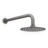 Arezzo Gunmetal Grey Round Shower Package With Concealed Valve + Head -Shower Baths Discount rd2gmpkd3