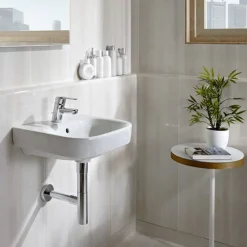 Roca Debba Wall-Hung 1TH Basin 7 Roca Debba Wall-Hung 1TH Basin -Shower Baths Discount rocadebbawallhung1thbasind1