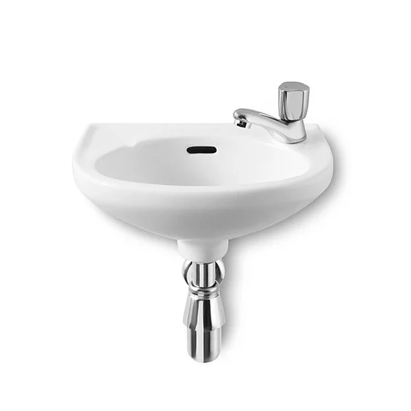 Roca Laura 350 X 225mm Wall-hung Basin 1TH R/H 3 Roca Laura 350 X 225mm Wall-hung Basin 1TH R/H