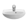 Roca Laura 450 X 340mm Wall-hung Basin -Shower Baths Discount rocalaura450x340mmwallhungbasinl