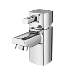 Victorian Plumbing Rondo Wall Hung Small Cloakroom Basin Package -Shower Baths Discount rondowallhungsmallcloakroombasinpackaged1