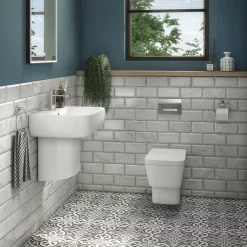RAK Ceramic RAK Series 600 52cm Basin + Half Pedestal