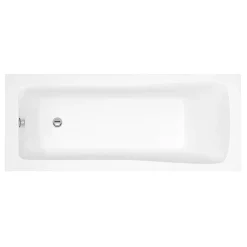 Victorian Plumbing Square Single Ended Shower Bath Pack (inc. Triton Aspirante 9.5kw Electric Shower)