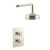 Heritage Bathroom Heritage - Dawlish Concealed Valve With 6" Fixed Head - Vintage Gold -Shower Baths Discount sdcdual05 ln