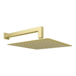 Arezzo Brushed Brass Square Shower Package With Concealed Valve + 300mm Head 10 Arezzo Brushed Brass Square Shower Package With Concealed Valve + 300mm Head -Shower Baths Discount sq2bbpk detail01