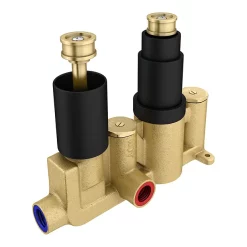 Arezzo Matt Black Square Shower Package (inc. Valve, 200 X 200 Square Head And 90-Degree Bend Arm) -Shower Baths Discount sq4blkpk d2