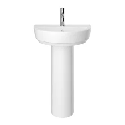 Heritage Bathroom Heritage Stamford 560mm Basin + Full Pedestal