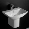 RAK Ceramic RAK Summit 50cm Basin 1TH With Half Pedestal