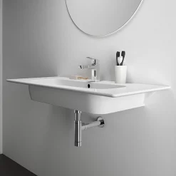 Ideal Standard I.Life A 1040mm 1TH Wall Hung/Vanity Washbasin -Shower Baths Discount t462101 d4