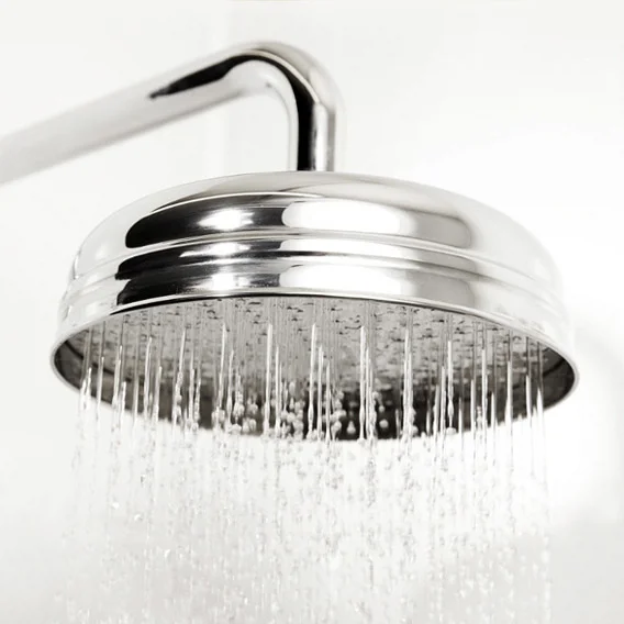 Victorian Plumbing Traditional Triple Concealed Shower Valve With Diverter, 8" Fixed Shower Head, 4 Body Jets & Slider 6 Victorian Plumbing Traditional Triple Concealed Shower Valve With Diverter, 8" Fixed Shower Head, 4 Body Jets & Slider - Image 5