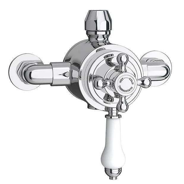 Trafalgar Traditional Luxury Rigid Riser Kit With Diverter + Dual Exposed Shower Valve 5 Trafalgar Traditional Luxury Rigid Riser Kit With Diverter + Dual Exposed Shower Valve - Image 3