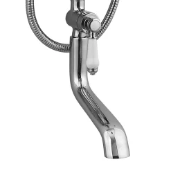 Trafalgar Traditional Triple Exposed Valve With Spout - Chrome -Shower Baths Discount trafalgartraditionaltripleexposedvalvewithspoutchromed1