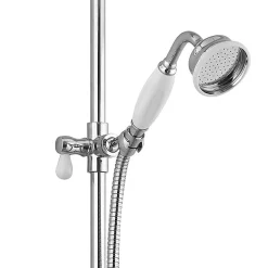 Trafalgar Traditional Triple Exposed Valve With Spout - Chrome -Shower Baths Discount trafalgartraditionaltripleexposedvalvewithspoutchromed3