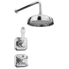 Trafalgar Traditional Concealed Individual Stop Tap + Thermostatic Control Valve With 8" Shower Head 1 Trafalgar Traditional Concealed Individual Stop Tap + Thermostatic Control Valve With 8" Shower Head -Shower Baths Discount traisvpk1 nd1