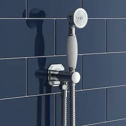 Trafalgar Traditional Concealed Individual Diverter + Thermostatic Control Valve With Handset + 8" Shower Head 12 Trafalgar Traditional Concealed Individual Diverter + Thermostatic Control Valve With Handset + 8" Shower Head -Shower Baths Discount traisvpk2 d3