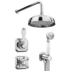 Trafalgar Traditional Concealed Individual Diverter + Thermostatic Control Valve With Handset + 8" Shower Head 1 Trafalgar Traditional Concealed Individual Diverter + Thermostatic Control Valve With Handset + 8" Shower Head -Shower Baths Discount traisvpk2 d5