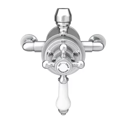 Trafalgar Traditional Luxury Rigid Riser Kit With Diverter + Dual Exposed Shower Valve 10 Trafalgar Traditional Luxury Rigid Riser Kit With Diverter + Dual Exposed Shower Valve -Shower Baths Discount tsvpk03 n d1
