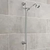 Hudson Reed Traditional Dual Exposed Thermostatic Shower Valve + Slider Rail Kit